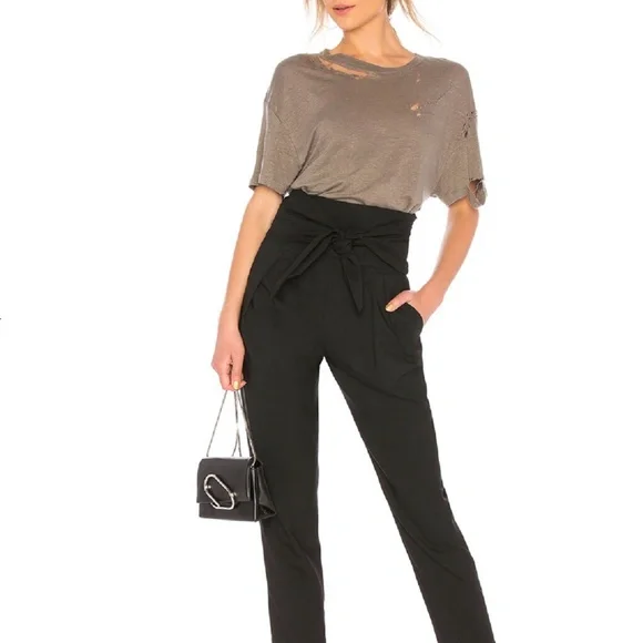 IRO "Celebrate" high-waisted tie front pants size 0 US. Perfect condition! - Picture 6 of 6